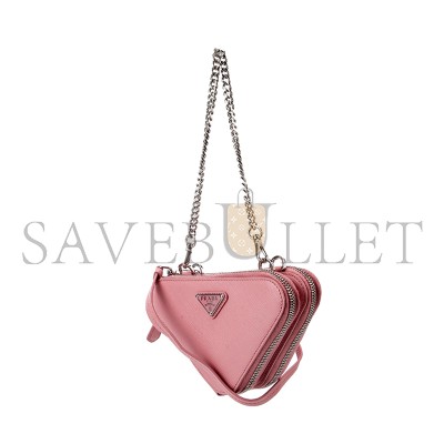 PRADA LEATHER PROMENADE MINI 1NR015 (15*10cm) PRADA LEATHER PROMENADE MINI 1NR015 (15*10cm)